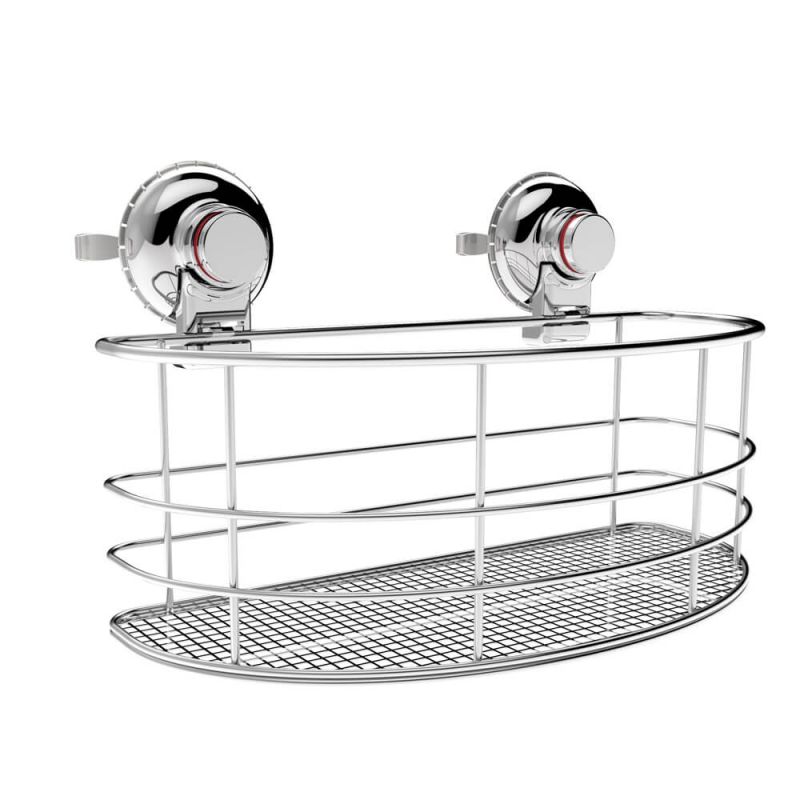 Wall Mounted Suction Shampoo Basket For Shower Room 