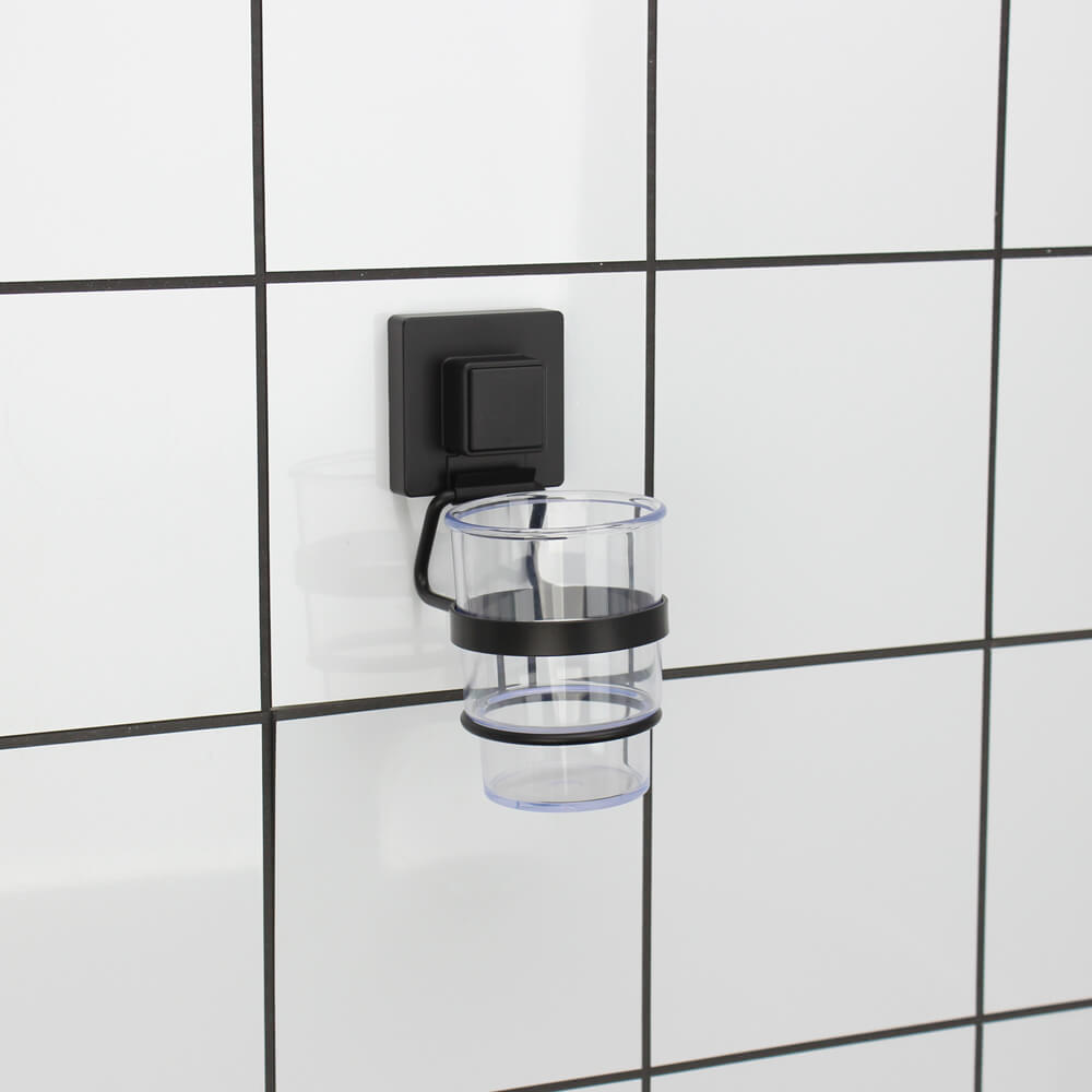 Square Suction Cup Toothbrush Holder For Bathroom